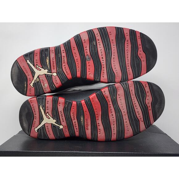 Air Jordan 10 Retro CHICAGO 2012 310805-100 Size 12 WORN - Picture 7 of 8